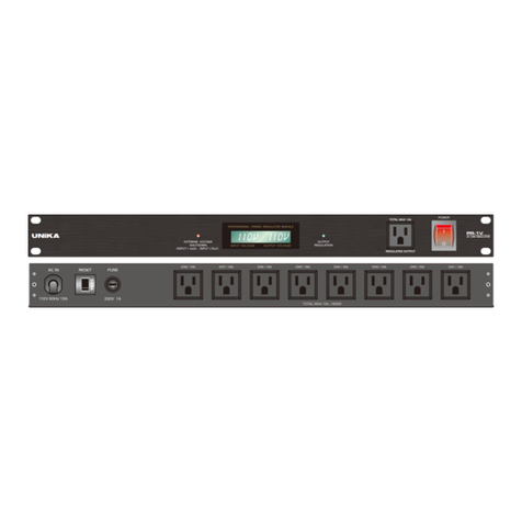 Unika PR-1V User manual