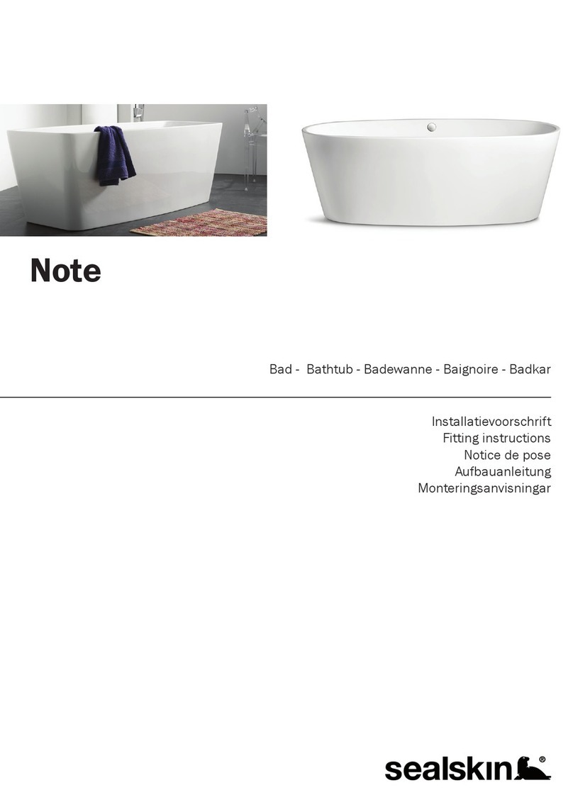 sealskin Note Fitting instructions