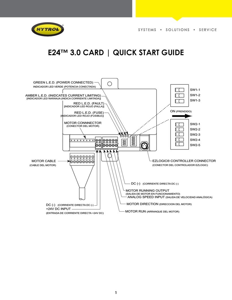 HYTROL E24 3.0 CARD quick start guide