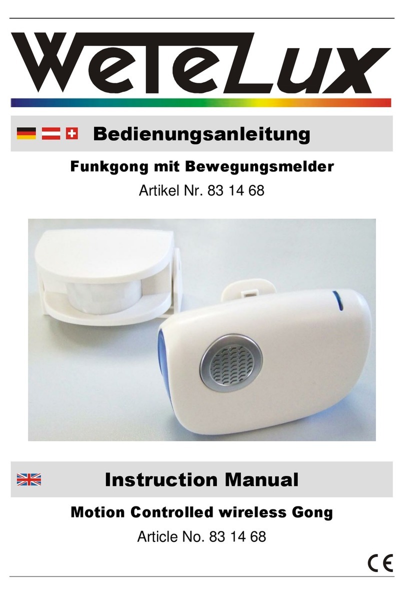 Wetelux 83 14 68 instruction manual