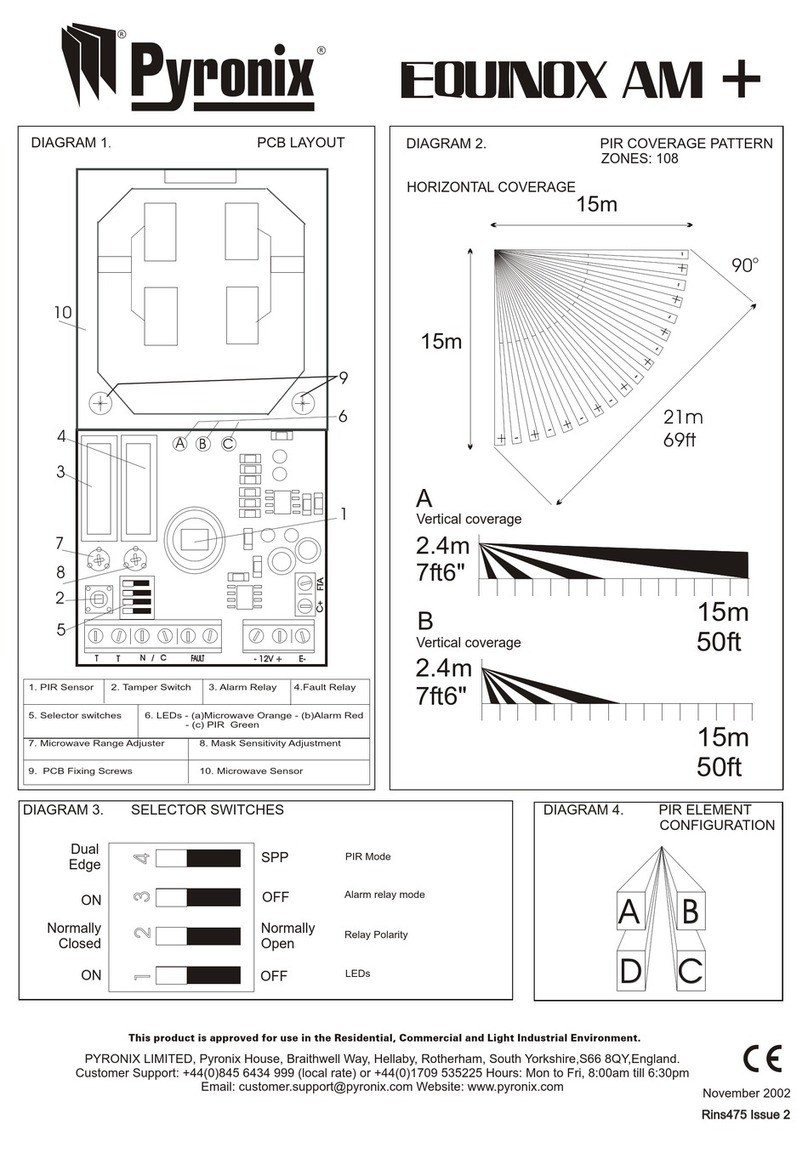 Pyronix EQUINOX AM+ User manual