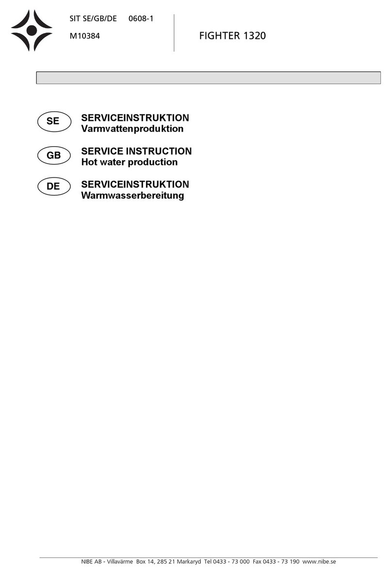 Nibe FIGHTER 1320 Service instructions