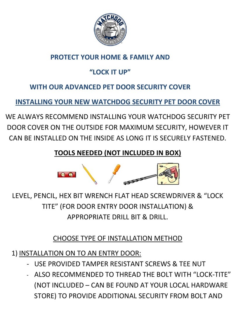 WatchDog LOCK IT UP quick start guide