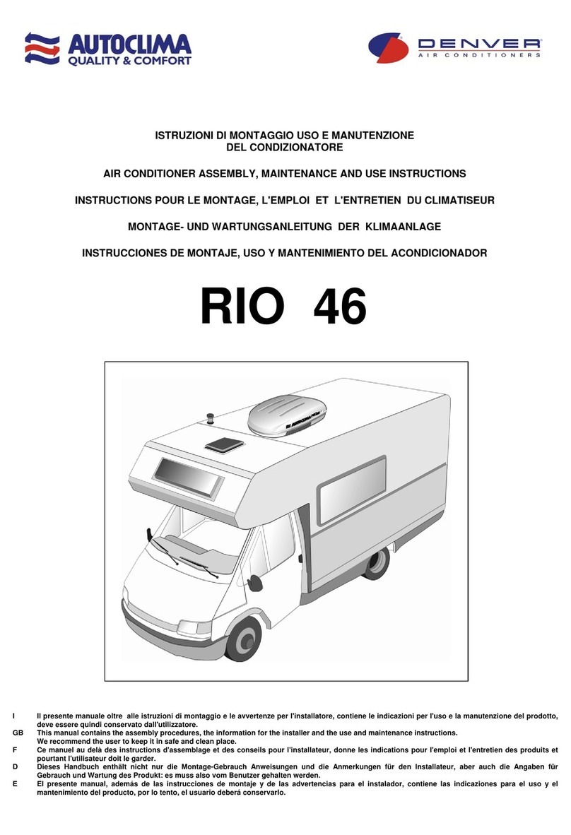 Autoclima RIO 46 Series User guide