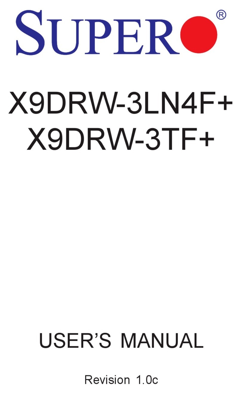 Supermicro SUPERO X9DRW-3LN4F+ user manual
