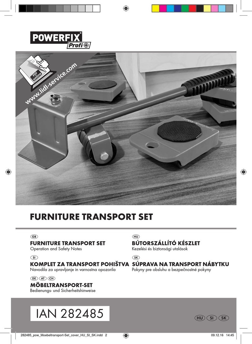 Powerfix Profi 282485 Operation and safety notes
