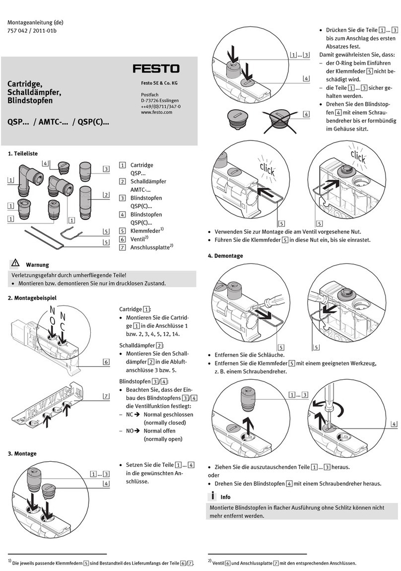 Festo QSP Series User manual