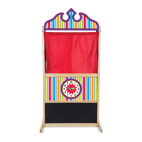 Melissa & Doug Deluxe Puppet Theater Assembly instructions