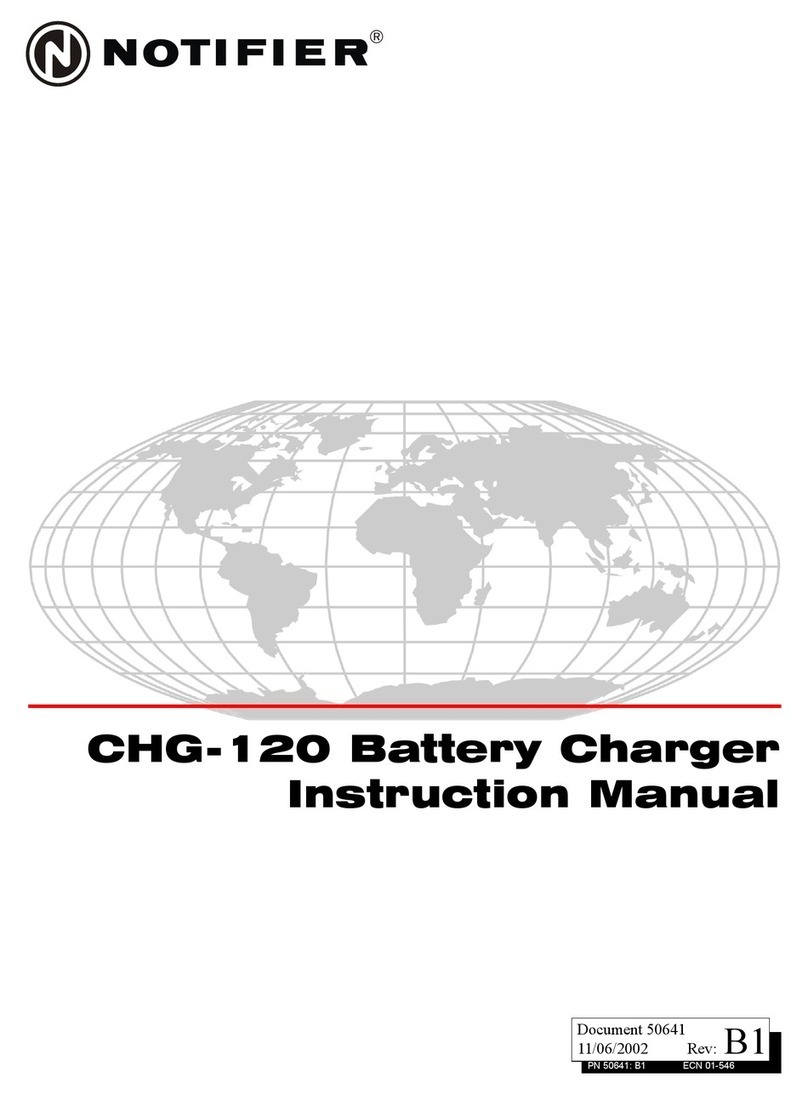 Notifier CHG-120 User manual