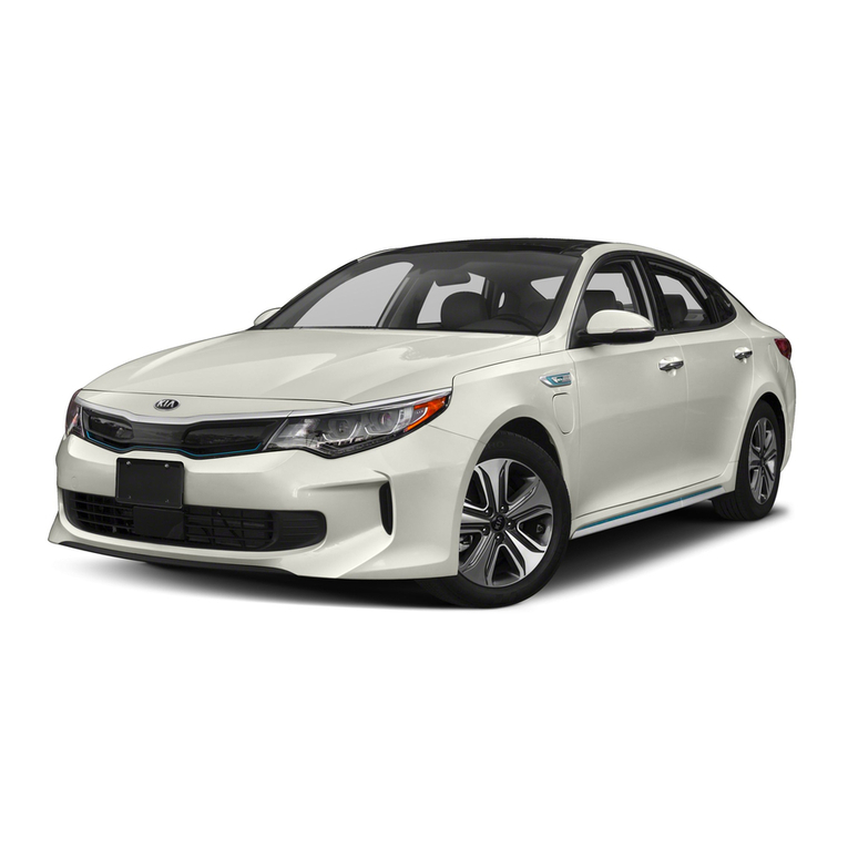 Kia OPTIMA plug-in hybrid Emergency Rescue Guide Manual