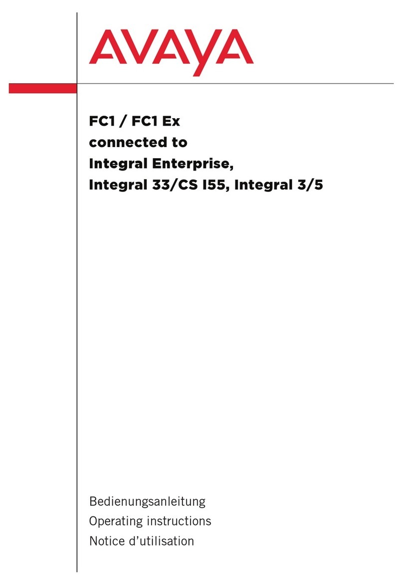 Avaya FC1 User manual Avaya FC1 User manual