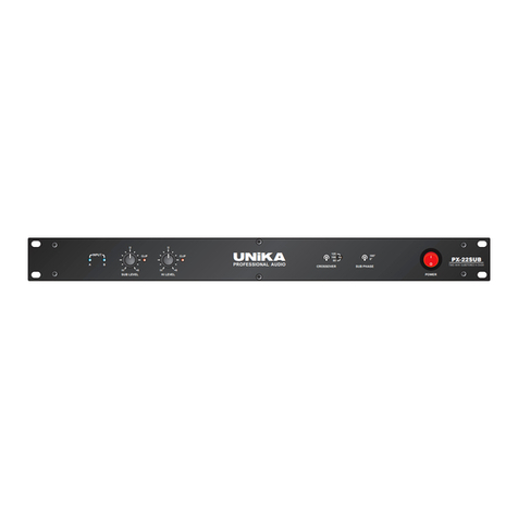 Unika PX-22SUB User instructions