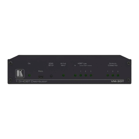 Kramer VM-3DT User manual Kramer VM-3DT User manual