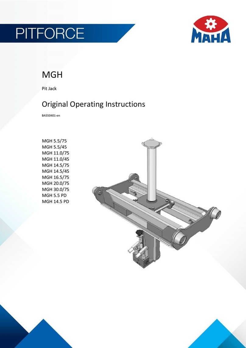MAHA MGH Series User manual