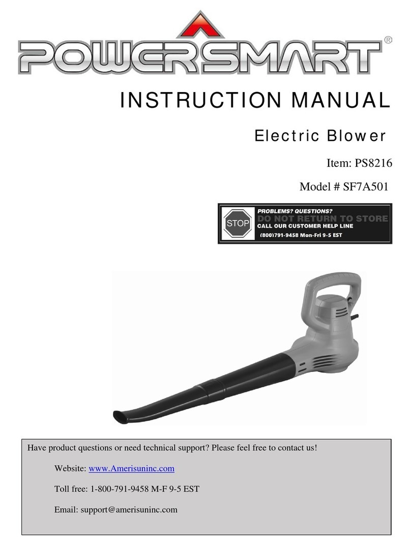 Powersmart SF7A501 instruction manual