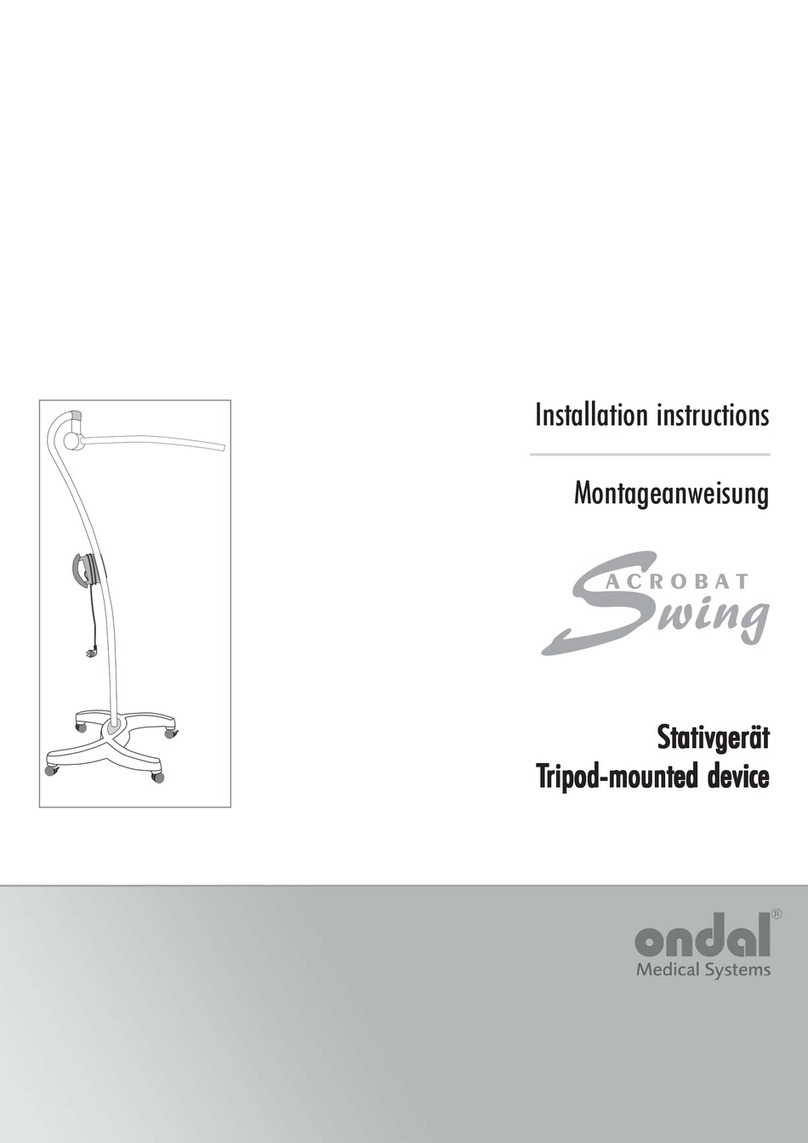 Ondal ACROBAT Swing installation instructions