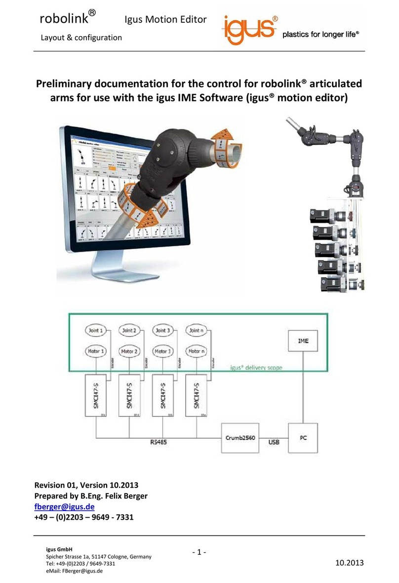 igus robolink User manual