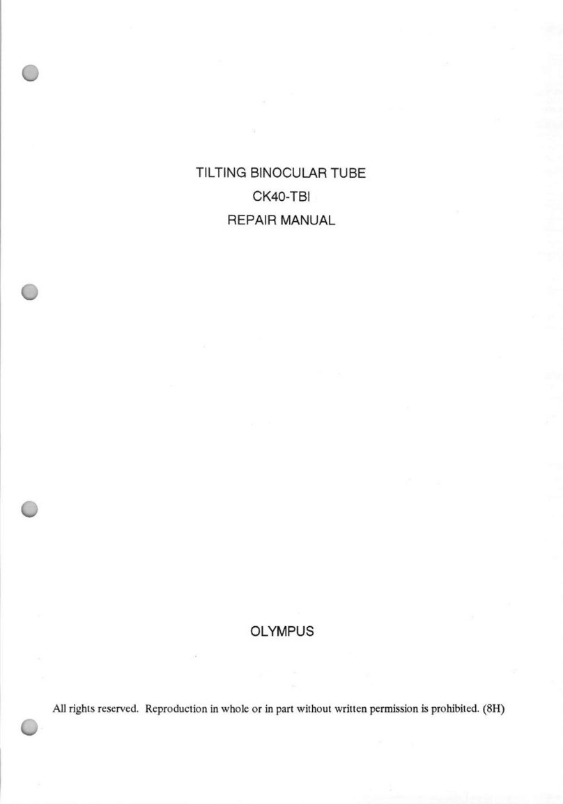 Olympus CK40-TBI Repair manual