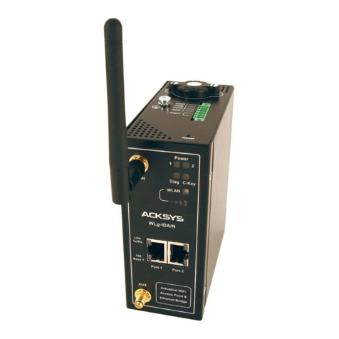 Acksys WLg-IDA/N[H4] User manual