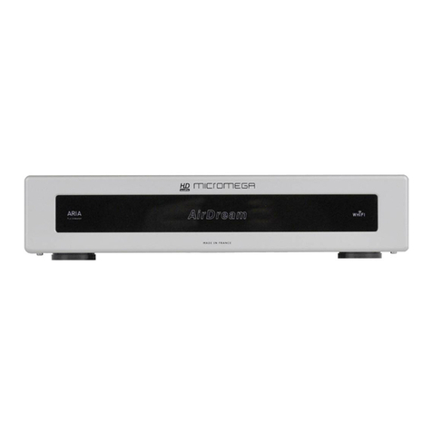 Micromega ARIA AIRDREAM How to connect