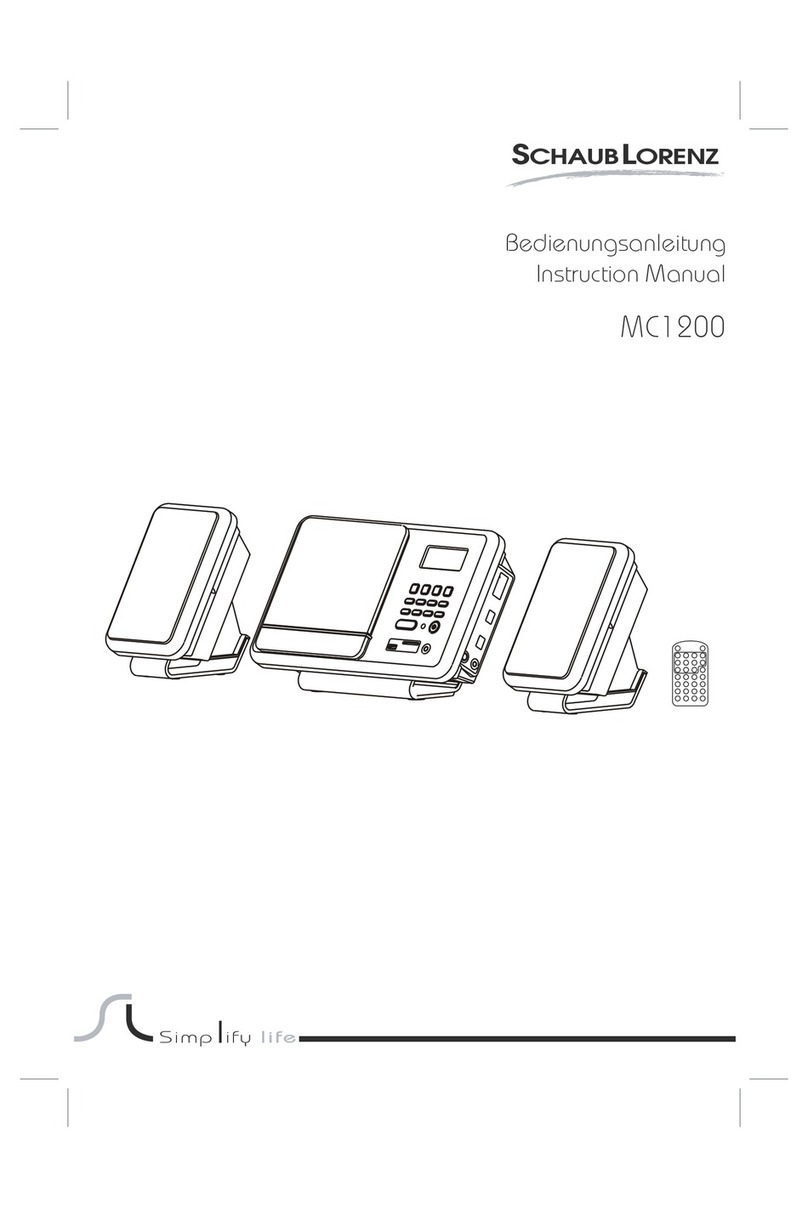 Schaub Lorenz MC1200 instruction manual