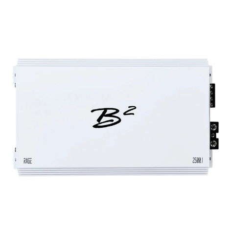 B2 Audio RAGE2500 User manual