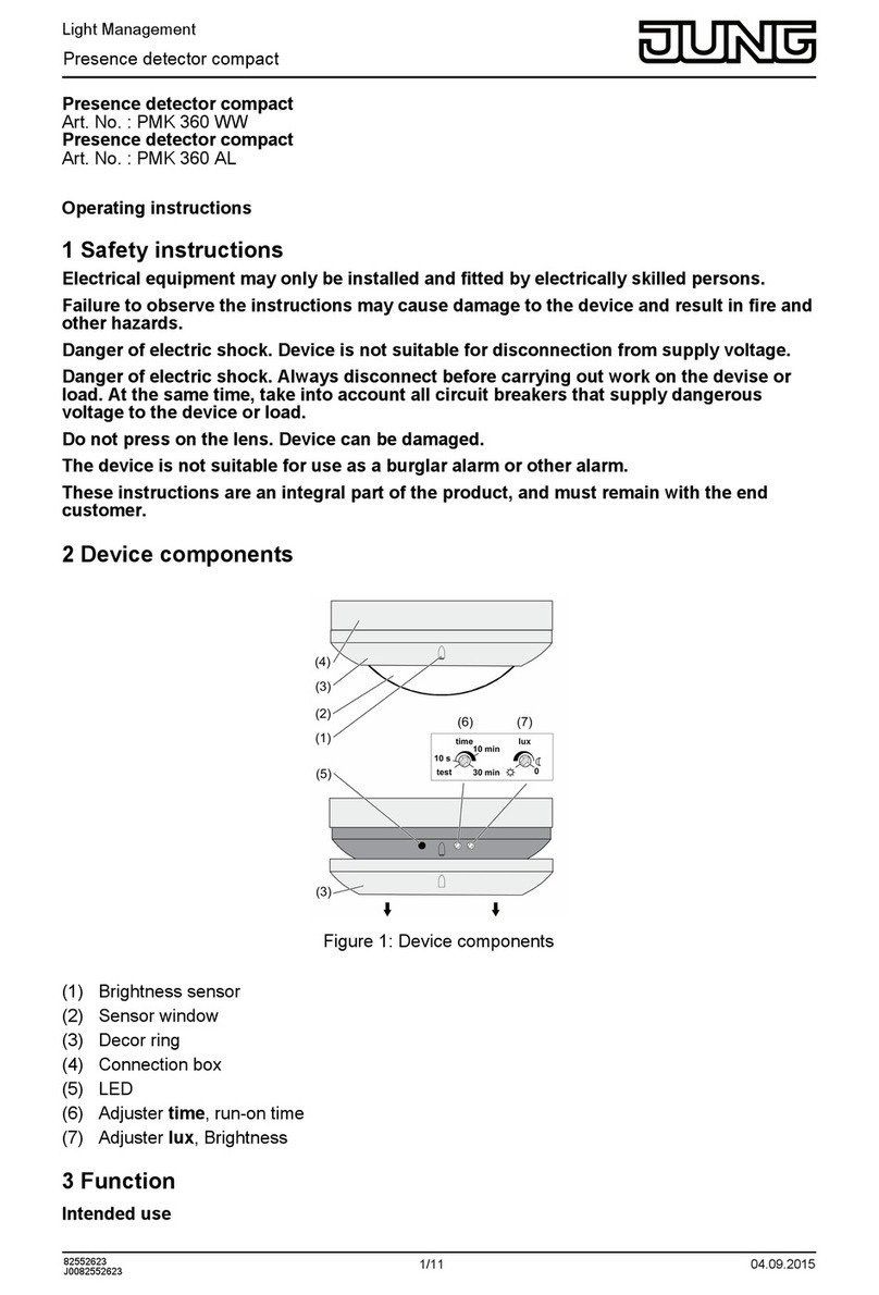 Jung PMK 360 WW operating instructions