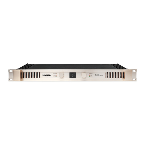 Unika PA Series User manual