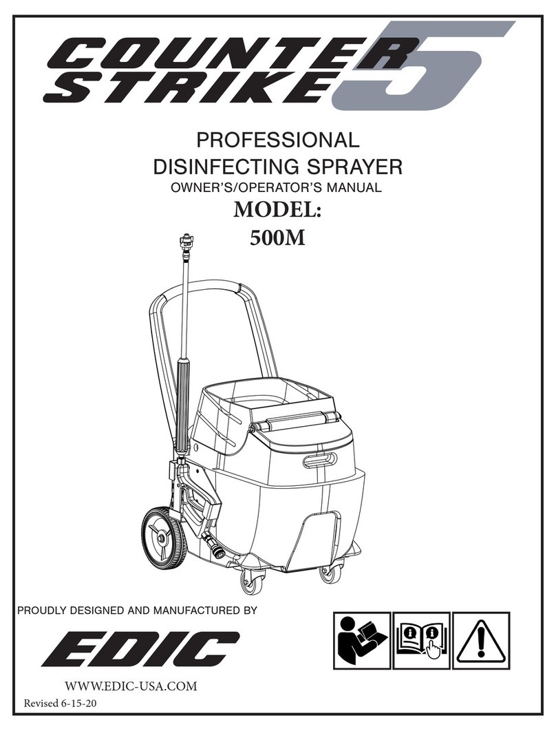 Edic COUNTER STRIKE 5 Owner's/operator's manual
