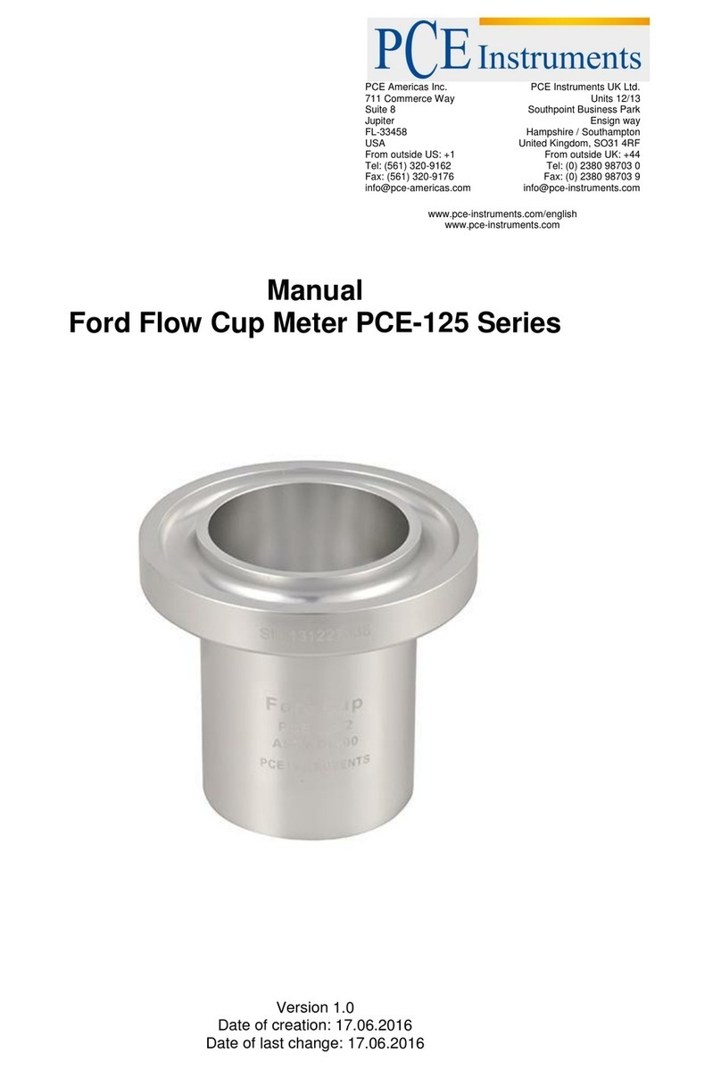 PCE Instruments PCE-125 Series manual