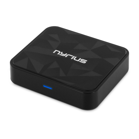 Nyrius SONGO HiFi BR50 User manual