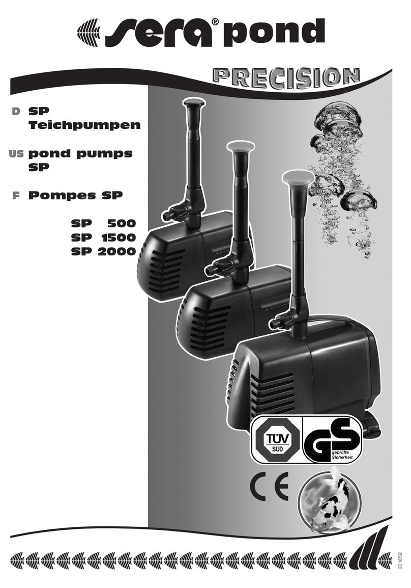 Sera Pond SP 500 manual