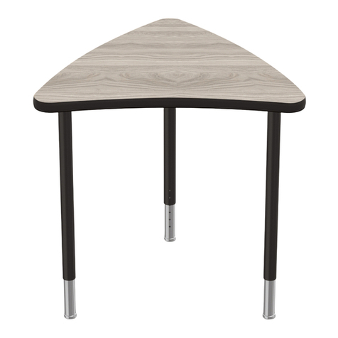 Mooreco Chevron Desk User manual Mooreco Chevron Desk User manual