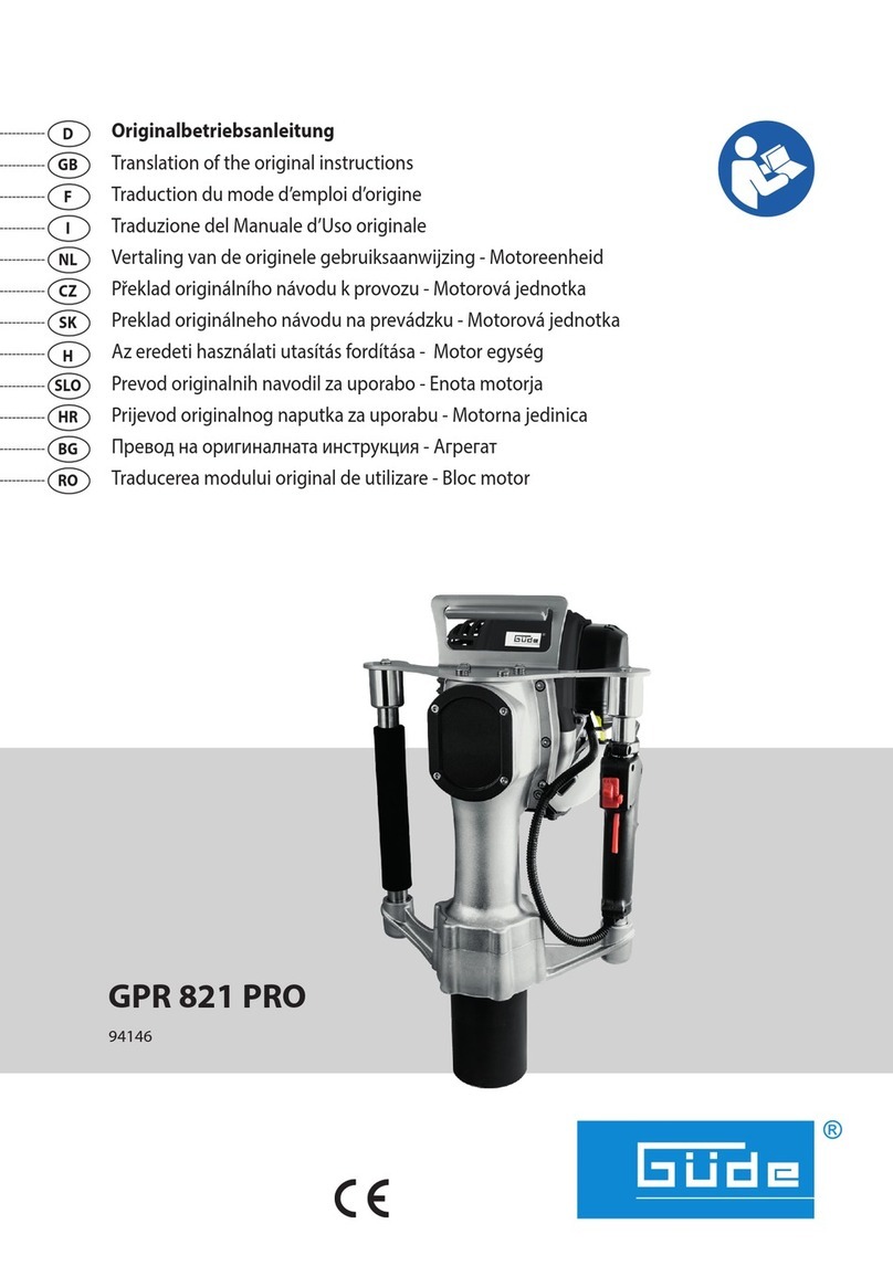 GÜDE GPR 821 PRO instructions