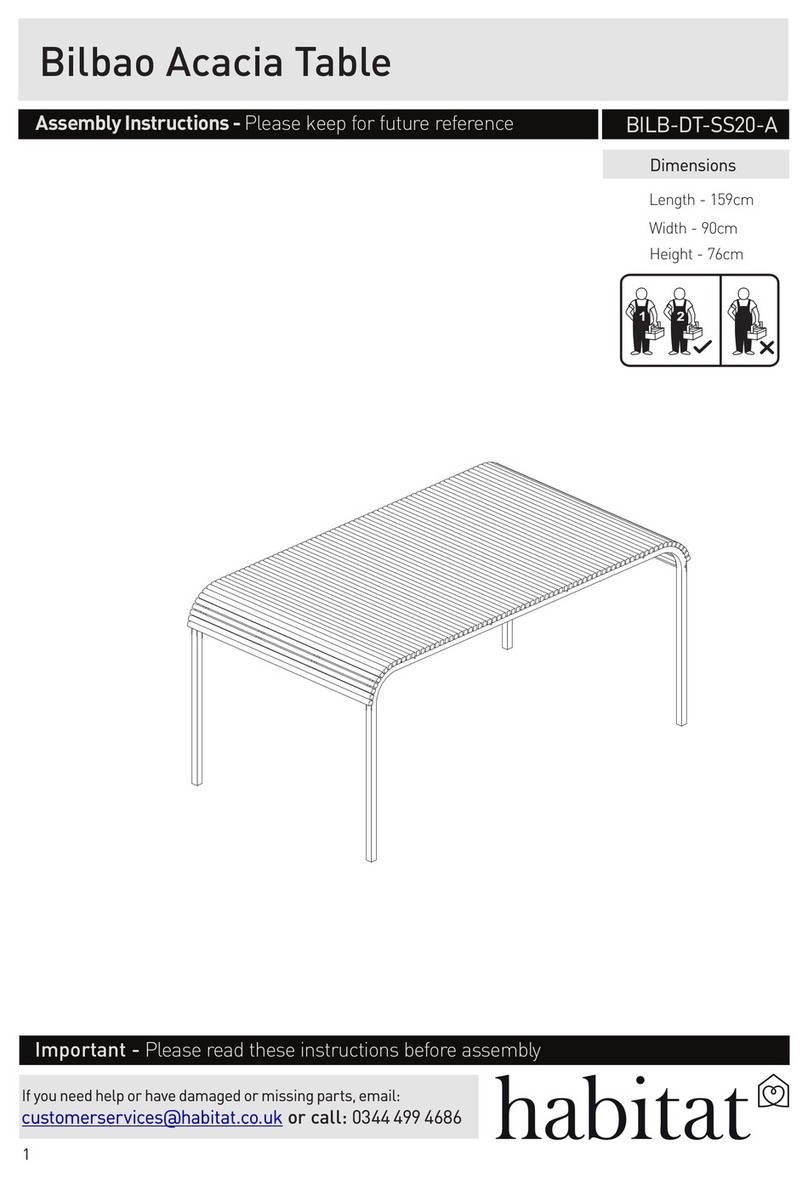 Habitat Bilbao BILB-DT-SS20-A User manual