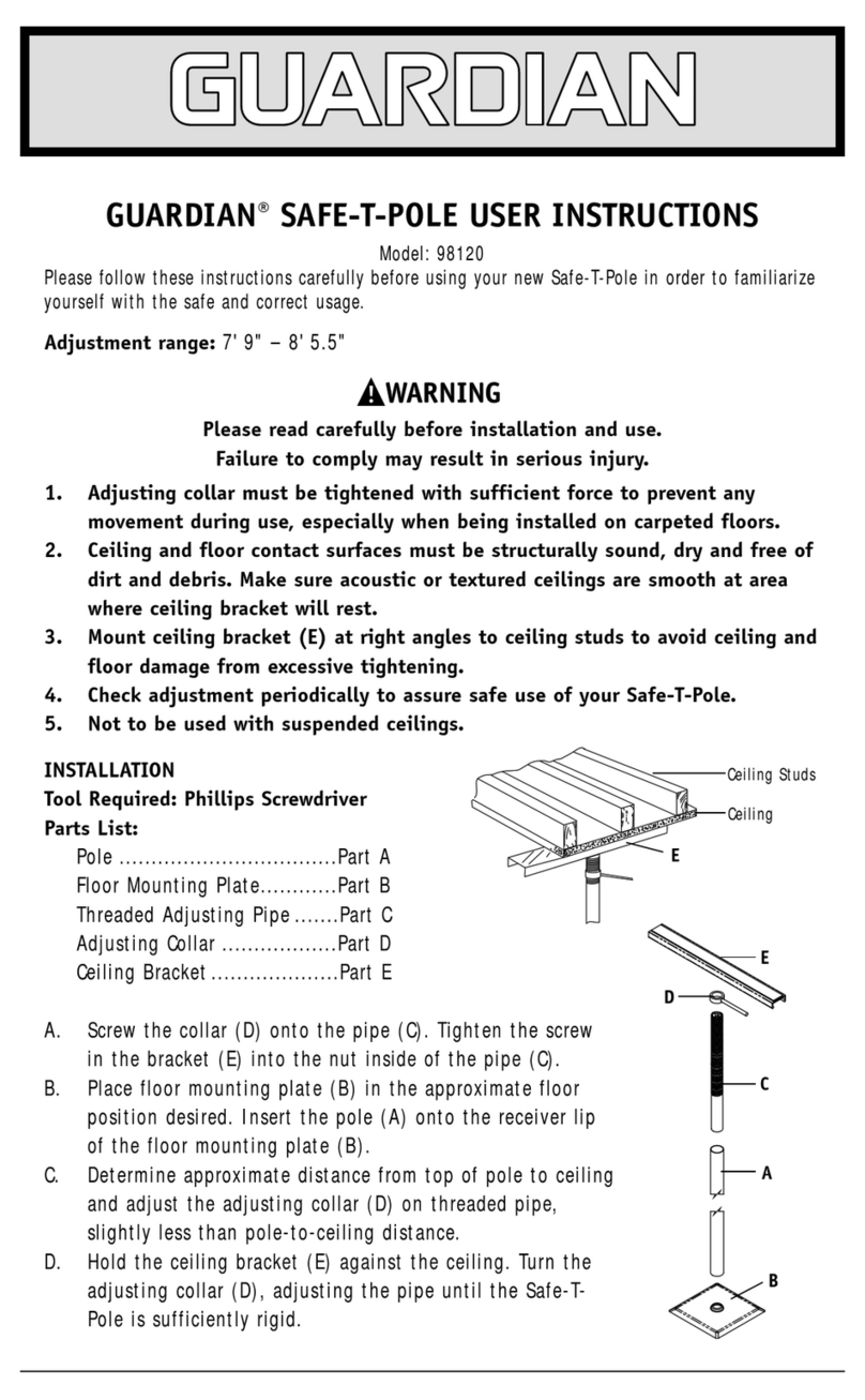 Guardian 98120 User instructions