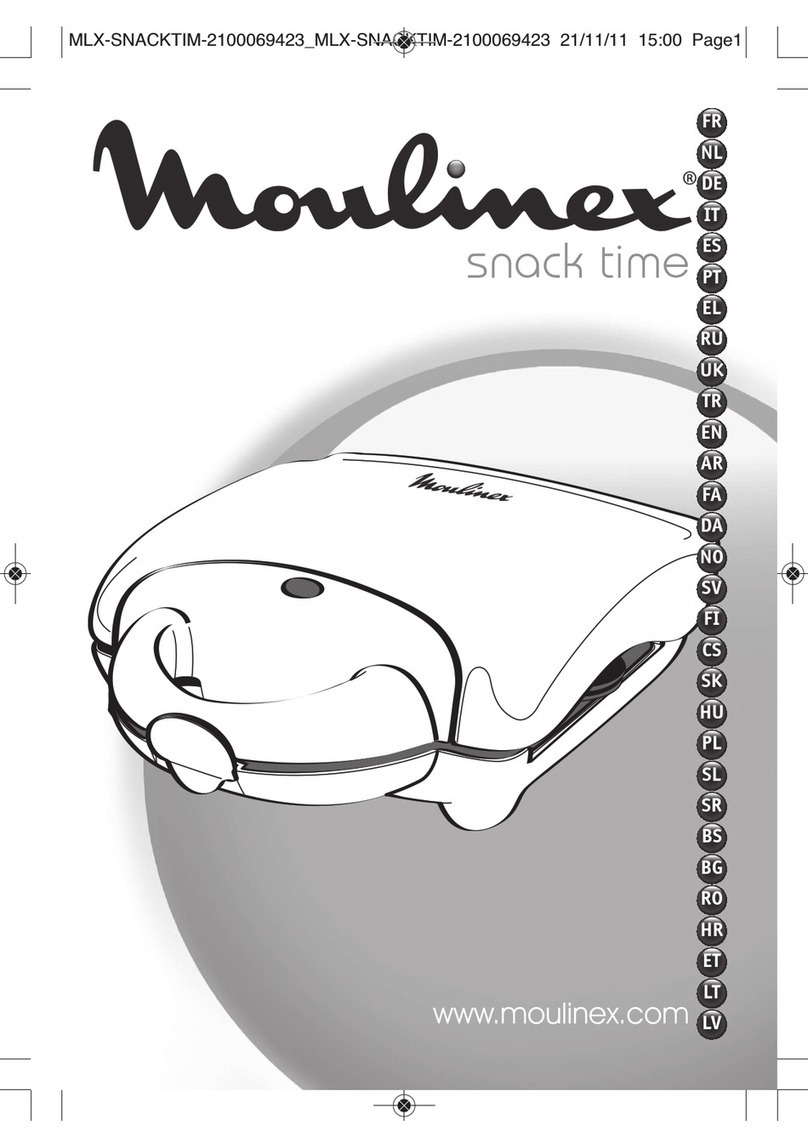 Moulinex snack time manual