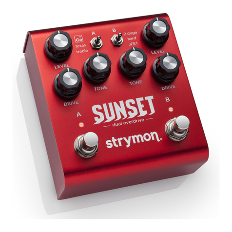 Strymon sunset User manual Strymon sunset User manual