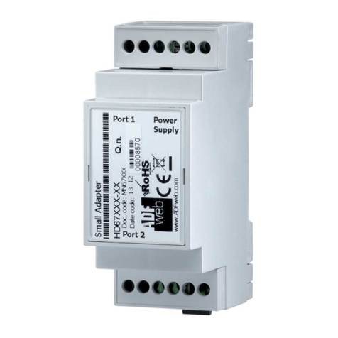 ADF Web HD67B08-2-B2 User manual ADF Web HD67B08-2-B2 User manual