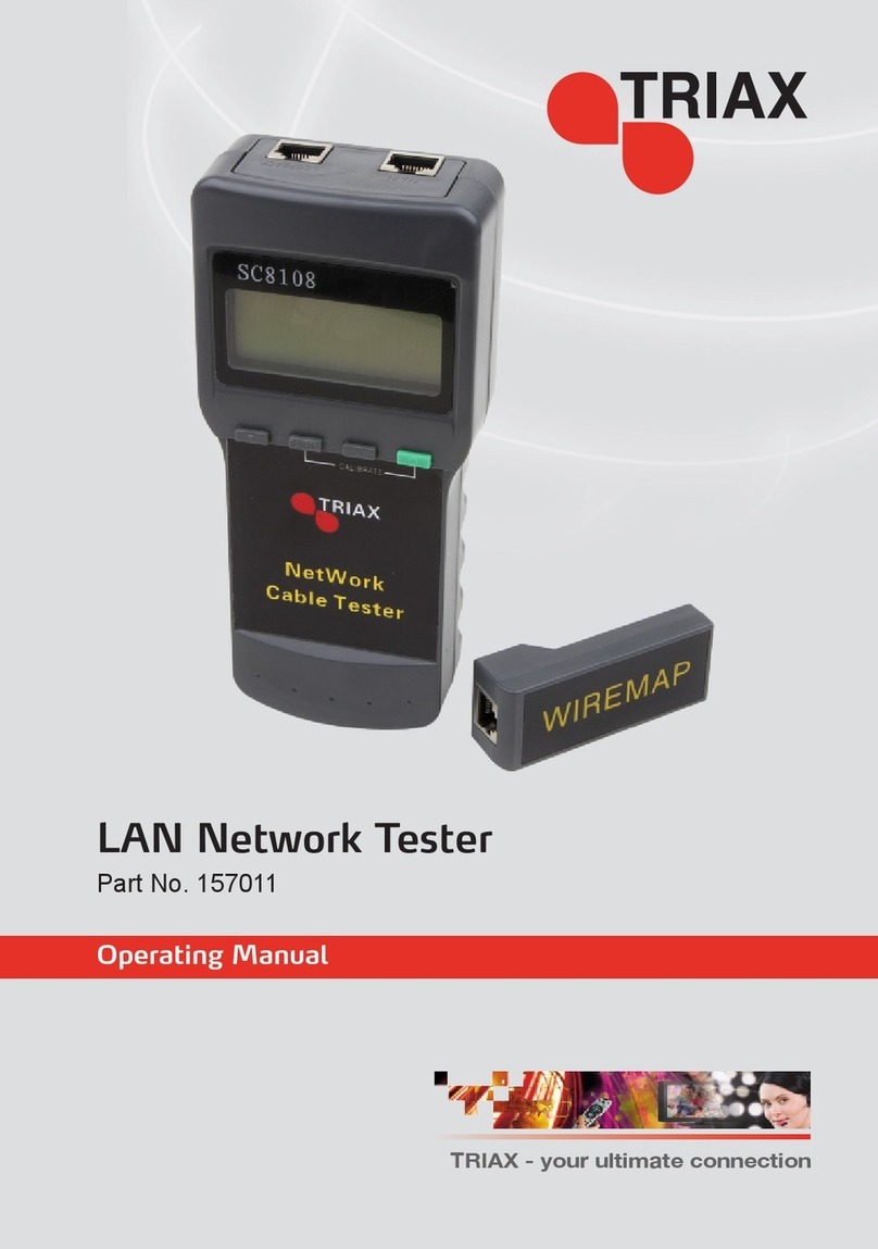 Triax 157011 operating manual