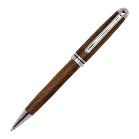 Rockler Chrome Summit Pen Kit instructions