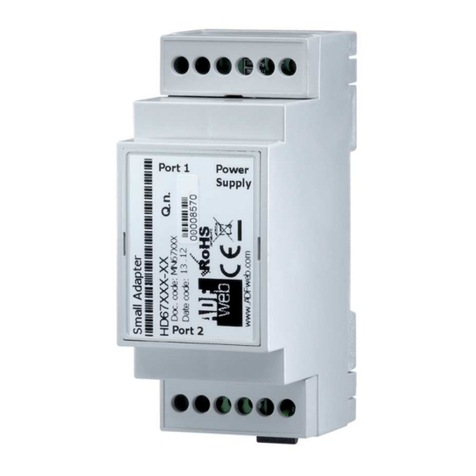 ADF Web HD67B34-B2 User manual ADF Web HD67B34-B2 User manual