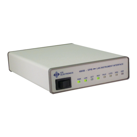 ICS ELECTRONICS 4865B quick start guide