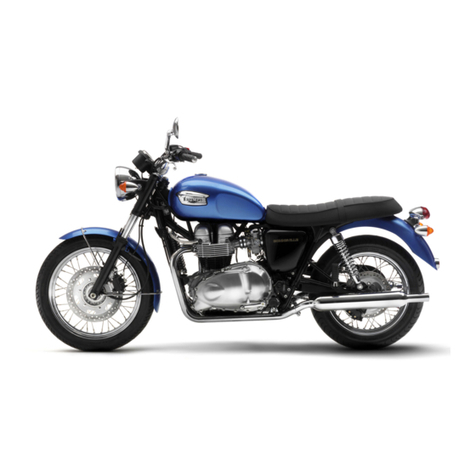 Triumph Bonneville T100 Owner's handbook