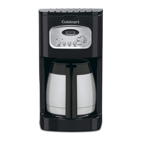 Cuisinart DCC-1150 Series User manual