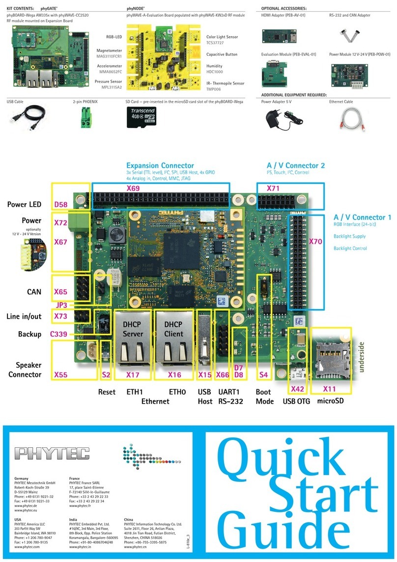 Phytec IoT-Enablement-Kit 1 quick start guide