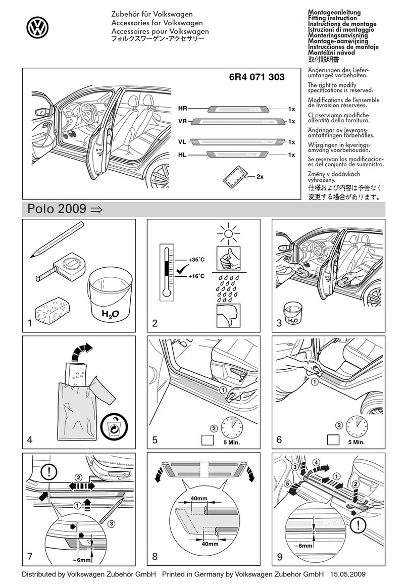 Volkswagen 6R4 071 303 Install guide