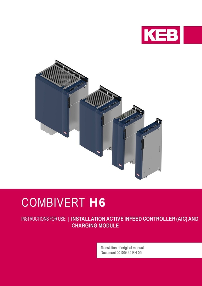 KEBCO COMBIVERT H6 Series Instructions for use