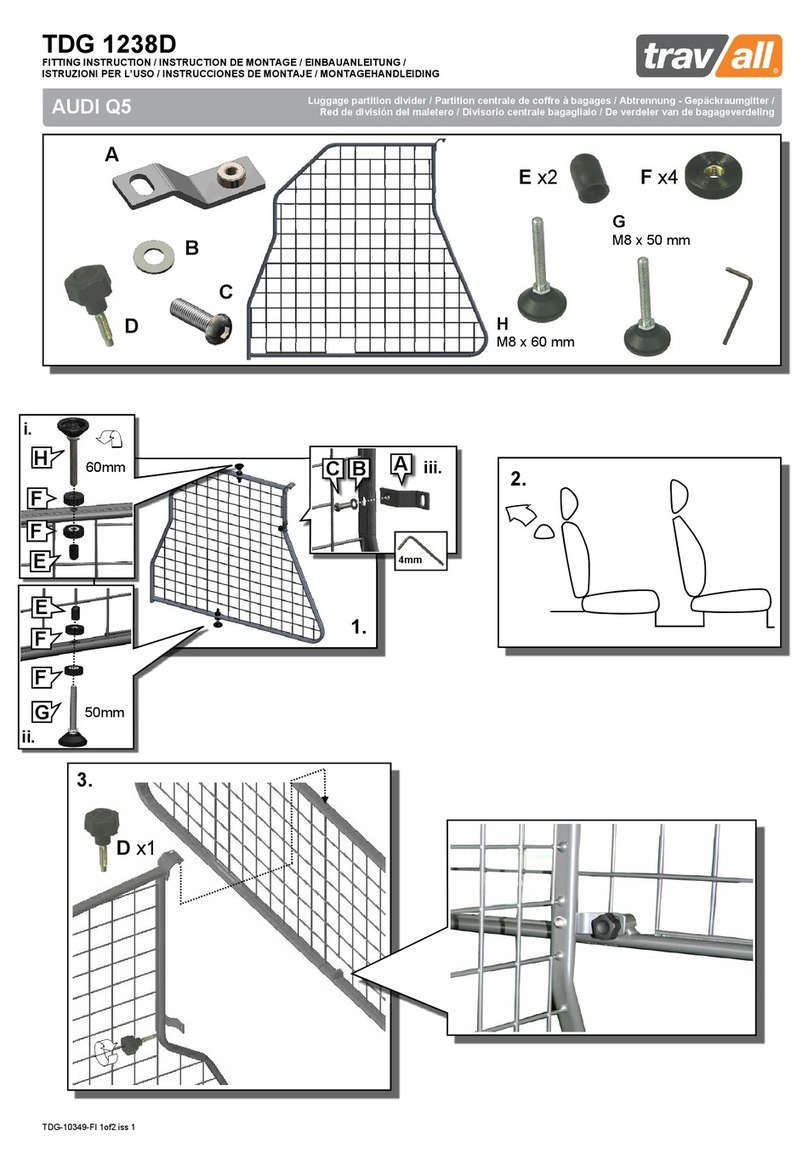 travall TDG 1238D Install guide