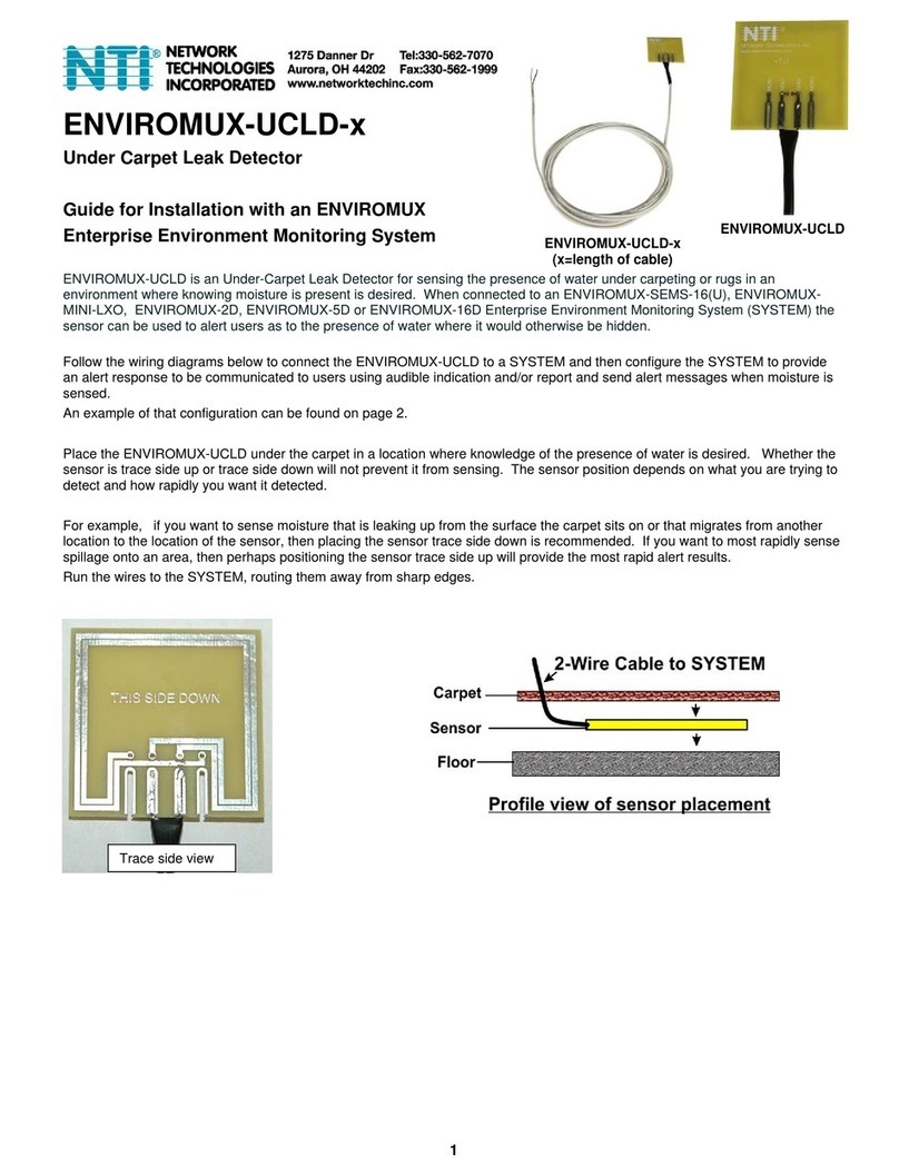 NTI ENVIROMUX-UCLD Series Guide for installation